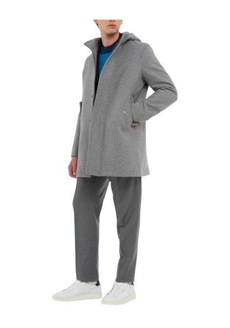 Grey wool blend coat MANUEL RITZ | jackets | 3932H8317FC 25373897
